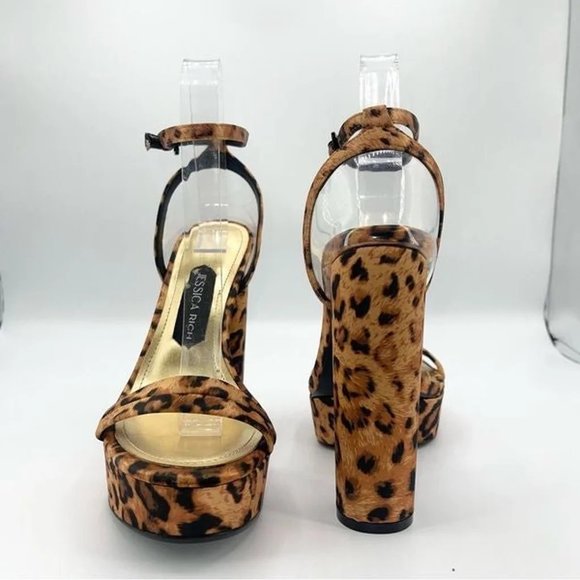 Jessica Rich (Platform Sandal in Leopard) - Picture 2 of 6